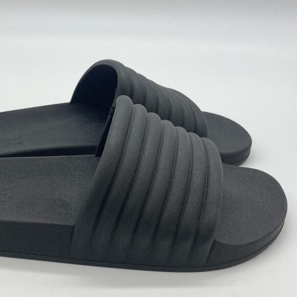 Unisex Girlfriend Collective Black‎ Slides - Picture 2 of 9